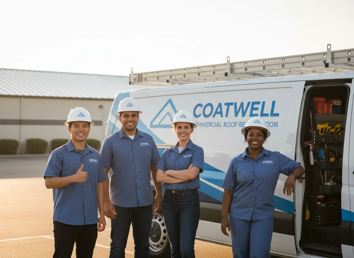 Commercial roof coating company in Woosung, IL